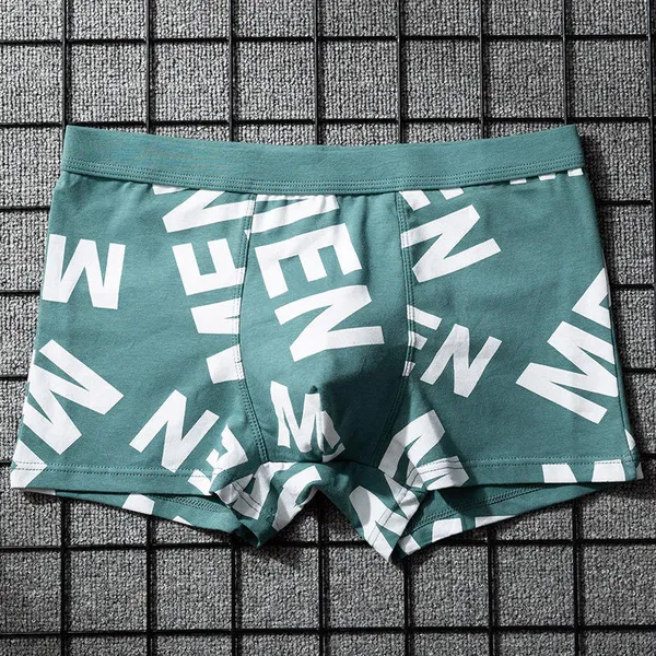 Comfortable_Men's_(PACK_OF_5)__Custom_Sublimated_Printing_Boxer_Briefs_Breathable_Knitted_Underwear_with_Pattern