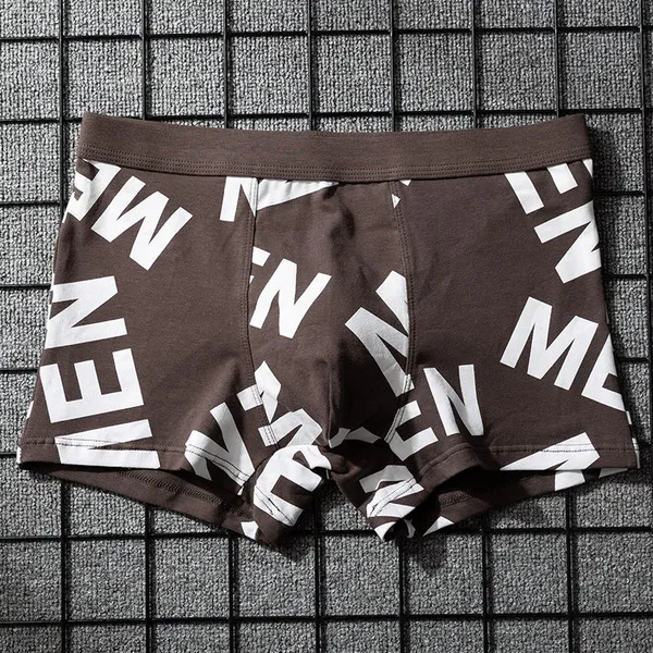 Comfortable_Men's_(PACK_OF_5)__Custom_Sublimated_Printing_Boxer_Briefs_Breathable_Knitted_Underwear_with_Pattern
