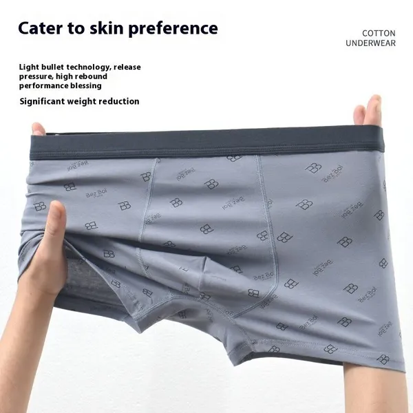 Comfortable_Men's_(PACK_OF_5)__Custom_Sublimated_Printing_Boxer_Briefs_Breathable_Knitted_Underwear_with_Pattern