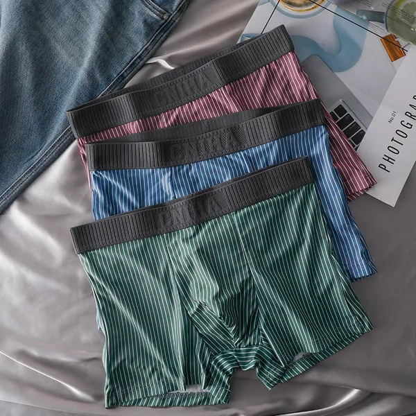 Men's_(PACK_OF_5)_Ice_Silk_Seamless_Boxer_Briefs_Breathable_Cool_Knitted_Fabric_Mesh_Shorts