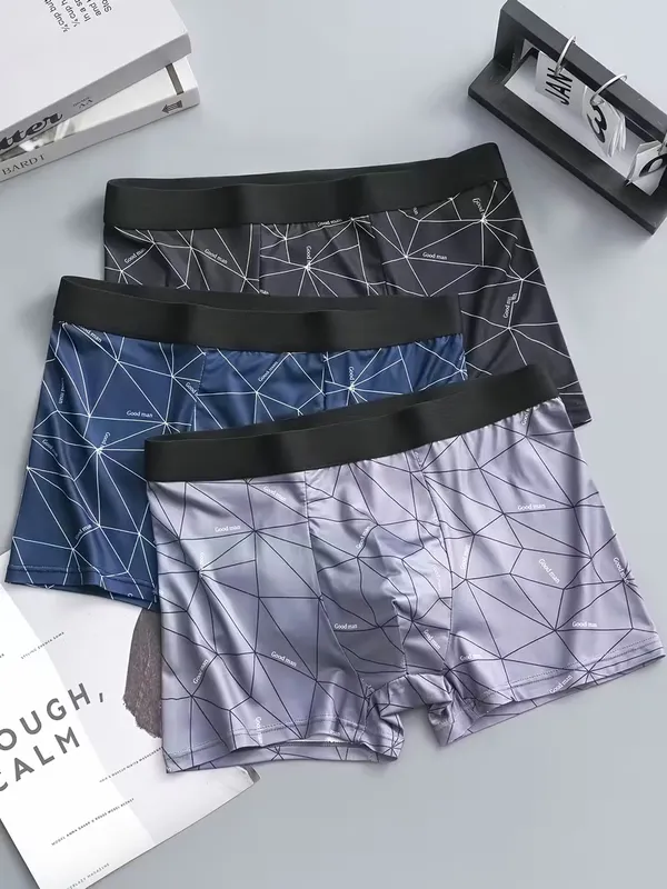 Men's__(Pack_of_3)_Illuminati_Micromodal_Regular_Fit_Solid_Antimicrobial_Trunks_with_No_Marks_Waistband