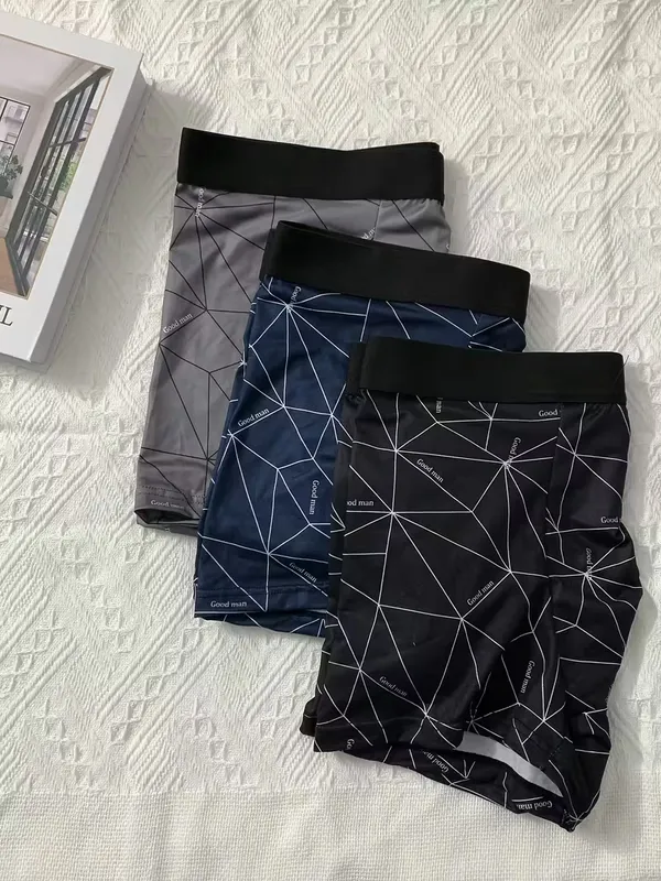 Men's__(Pack_of_3)_Illuminati_Micromodal_Regular_Fit_Solid_Antimicrobial_Trunks_with_No_Marks_Waistband