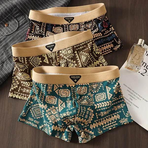 Men's__(Pack_of_3)_Illuminati_Micromodal_Regular_Fit_Solid_Antimicrobial_Trunks_with_No_Marks_Waistband