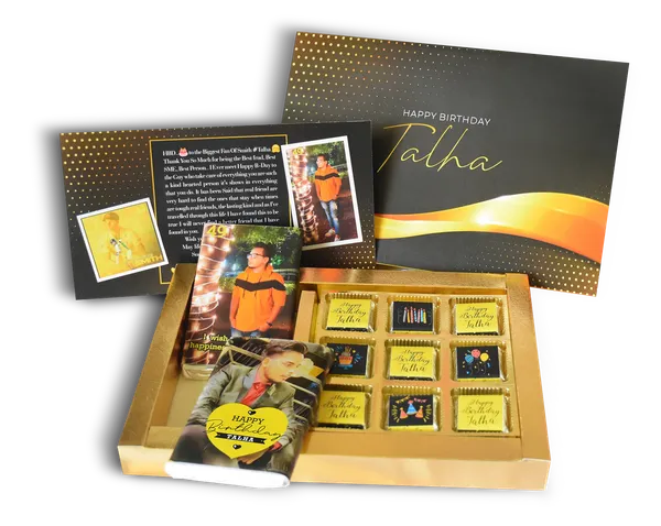 Birthday_Gift,_Personalised_/_Customized_Chocolate_Box_With_Greeting_Card_(9_Cubes+2_Bar)_(Black)