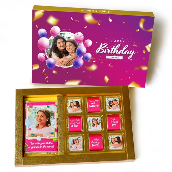 Birthday_Gift,_Personalised_/_Customized_Chocolate_Box_(9_Cubes+1_Bar)_Specially_For_Your_Loved_Ones