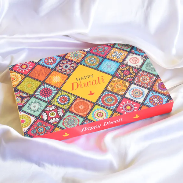 Diwali_Gift,_Personalised_/_Customized_Chocolate_Box_(2_Bars_+_9_Cubes)_Specially_For_Your_Loved_Ones