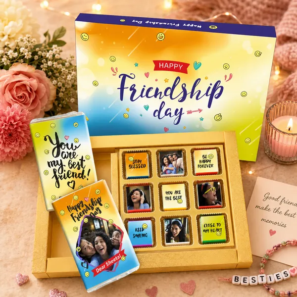 Friendship_Day_Gift_Box,_Personalized_Assorted_Chocolate_Box_(2_Bar_+_9_Cubes)