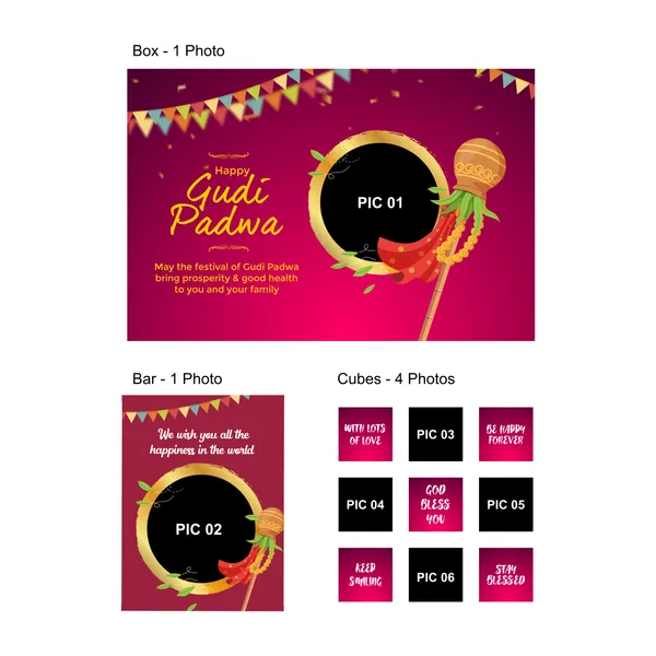 Gudi_Padwa_Gift,_Personalised_Assorted_Chocolate_Box_(1_Bar_+_9_Cubes)