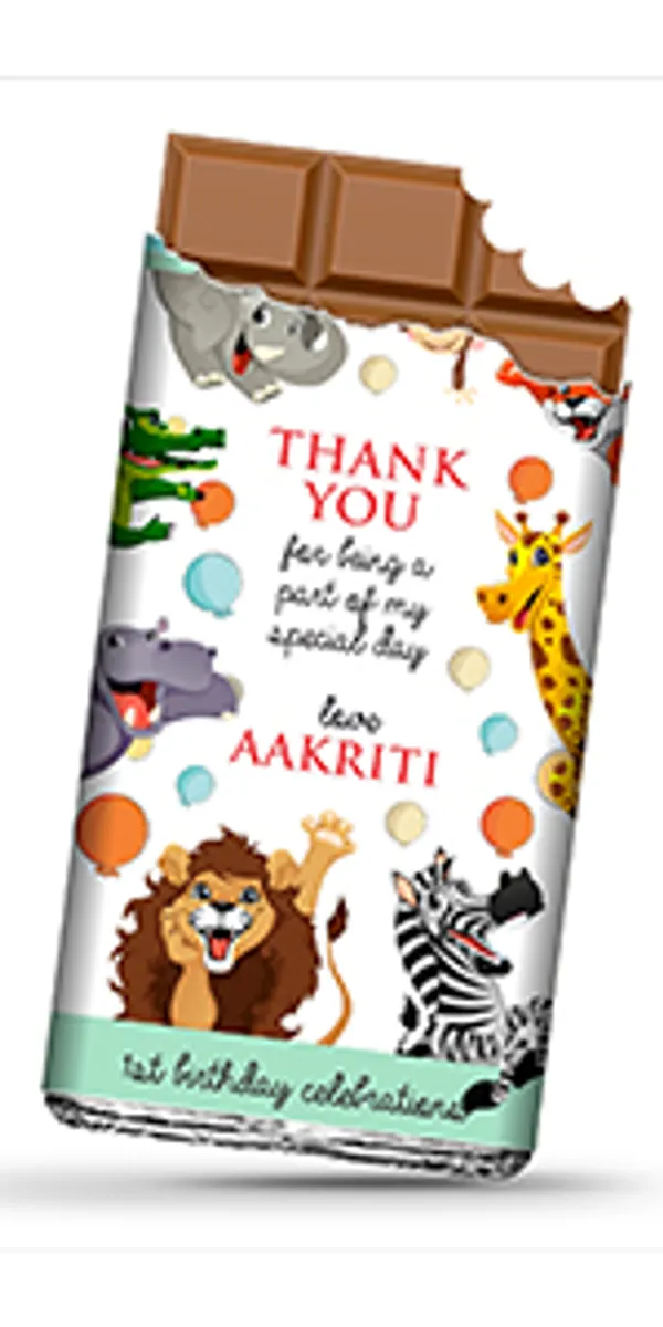 Birthday_Return_Gift_(12_Bars),_Animal_Theme,_Personalised_/_Customized_Chocolate_Bars