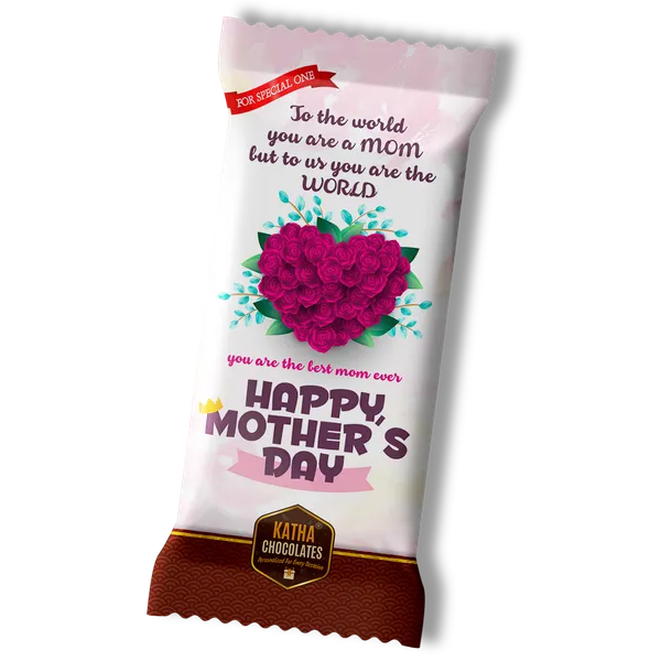 Mother's_Day_Gift,_Chocolate_Large_Bar_(100G)_Beautiful_Design_With_Warm_Wishes