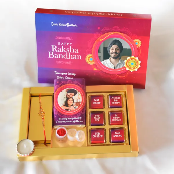 Raksha_Bandhan_Gift_Box_for_Brother,_Personalised_Assorted_Chocolate_Box_(Rakhee_+_1_Bar_+_6_Cubes_+_Kumkum_Chawal)