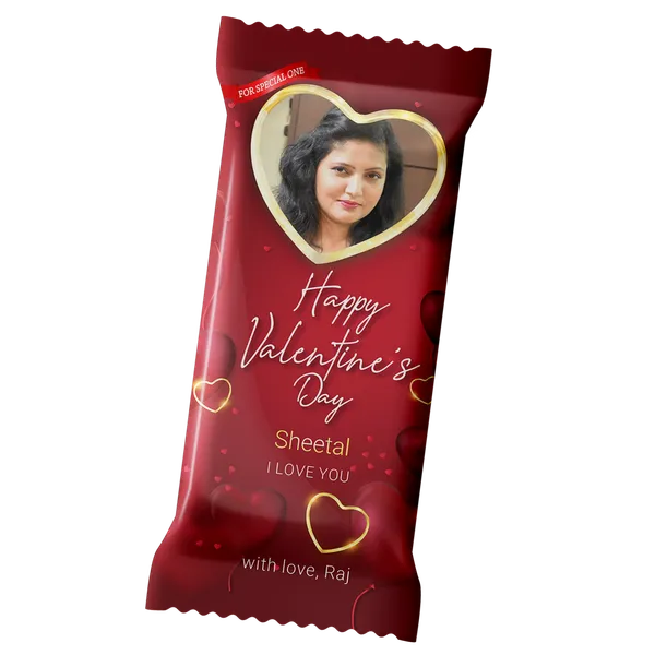 Valentine'S_Day_Gift,_Personalised_Chocolate_Large_Bar_(100G)_Red_Hearts_Wrapper