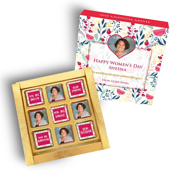 Women'S_Day_Gift,_Personalised_/_Customized_Chocolate_Box_(9_Cubes)