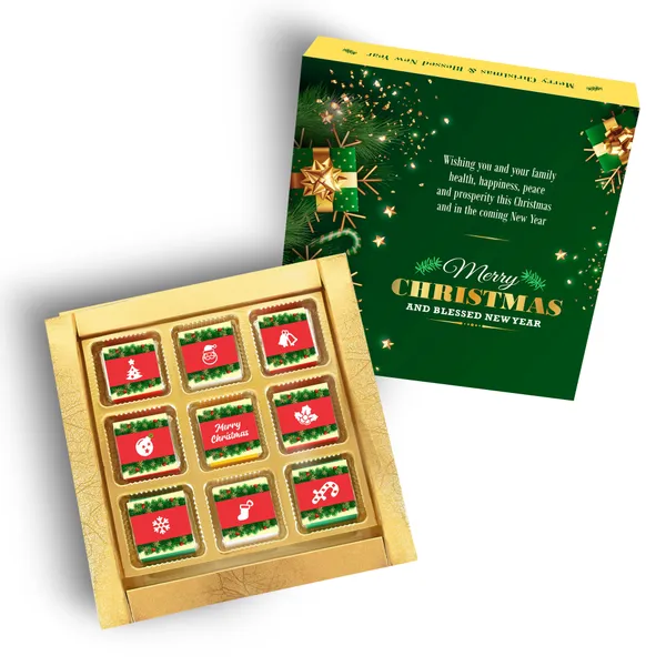 Christmas_Gift,_Personalised_/_Customized_Chocolate_Box_(9_Cubes)_(Green)