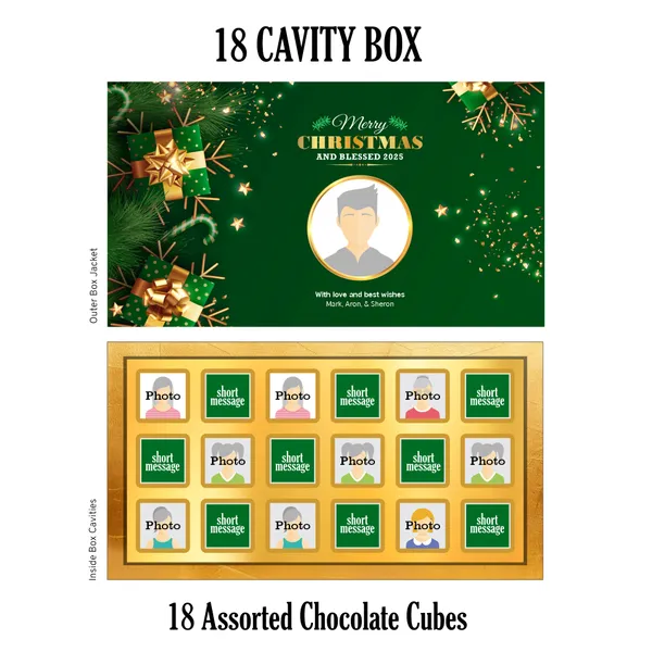 Christmas_Gift,_Personalised_/_Customized_Chocolate_Box_(18_Cubes)_(Green)