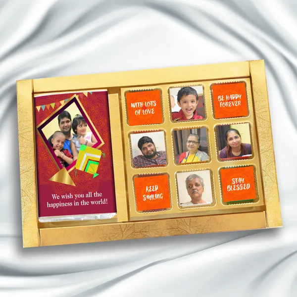 Makar_Sankranti_Gift,_Personalised_/_Customized_Chocolate_Box_(9_Cubes_+_1_Bar)