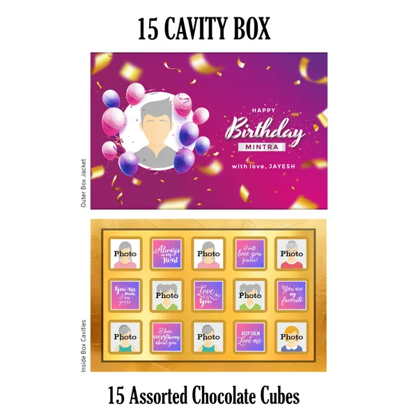 Birthday_Gift,_Personalised_/_Customized_Chocolate_Box_(15_Cubes)_Specially_For_Your_Loved_Ones