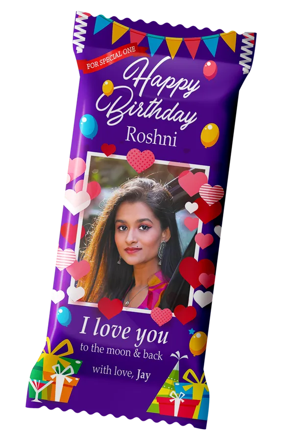 Birthday_Gift,_Personalised_/_Customized_Chocolate_Large_Bar_(100G)_Specially_For_Your_Loved_Ones_(Violet)_|_Dark_Flavour