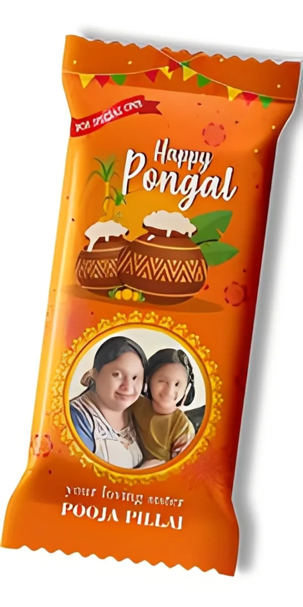 Pongal_Gift,_Personalised_/_Customized_Chocolate_Large_Bar_(100G)_With_Name_&_Photo