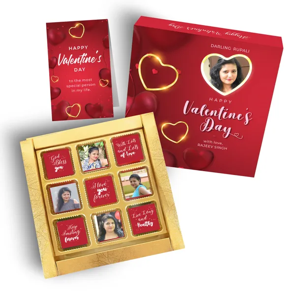 Valentine'S_Day_Gift,_Personalised_/_Customized_Chocolate_Box_(9_Cubes)_With_Greeting_Card