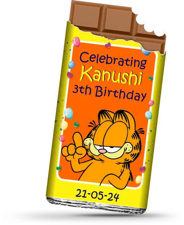 Birthday_Return_Gift,_Garfield_Theme_(12_Bars),_Personalised_/_Customized_Chocolate_Bars