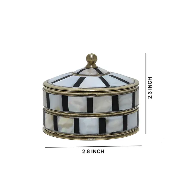Golden_&_Pearl_Decorative_Jewelry_Trinket_Box_Unique_Gift_For_Home_Decor_Antique_Metal_Case_With_Mother_Of_Pearl_Sindoor_Box/Coin_Box
