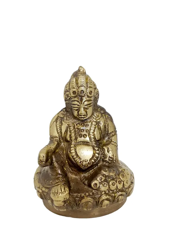 Golden_Kuber_Brass_Statue/Murti_For_Home_Decor,_Office,_Car_Dashboard,_Table_Decor,_Gifting_&_Puja_Idol_Murti_Sculpture