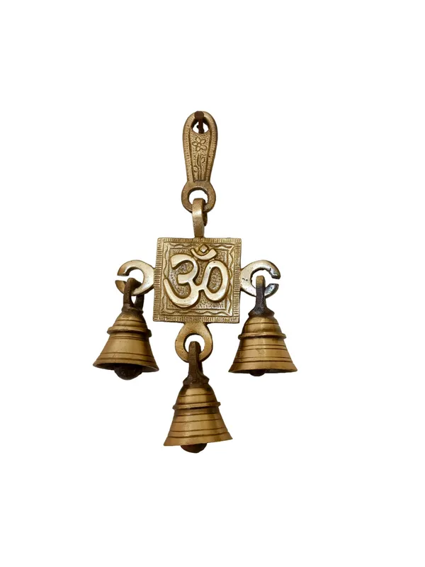 Golden_Om/Aum_3_Bells_Wall_Hanging_Home_Decor_Gifts_Brass_Temple_Bell_Traditional_Indian_Home_Decor