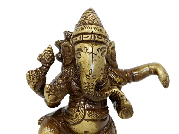 Golden_Dancing_Ganesha_Brass_Statue/Murti_For_Home_Decor,_Office,_Car_Dashboard,_Table_Decor,_Gifting_&_Puja_Idol_Murti_Sculpture