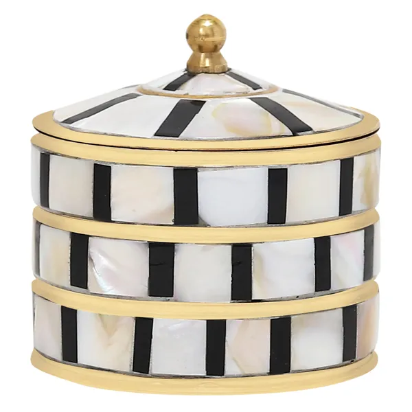 Golden_&_Pearl_Decorative_Jewelry_Trinket_Box_Unique_Gift_For_Home_Decor_Antique_Metal_Case_With_Mother_Of_Pearl_Sindoor_Box/Coin_Box