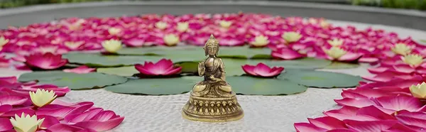 Golden_Buddha_Brass_Statue/Murti_For_Home_Decor,_Office,_Car_Dashboard,_Table_Decor,_Gifting_&_Puja_Idol_Murti_Sculpture