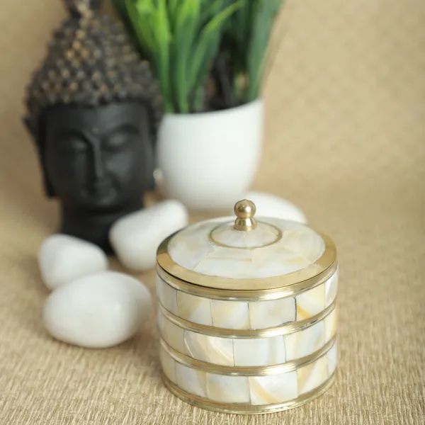 Golden_&_Pearl_Decorative_Jewelry_Trinket_Box_Unique_Gift_For_Home_Decor_Antique_Metal_Case_With_Mother_Of_Pearl_Sindoor_Box/Coin_Box_Set