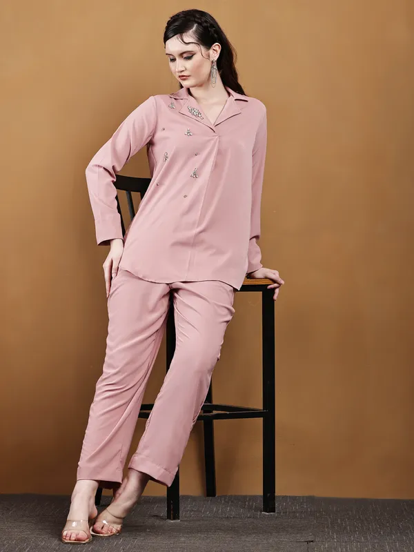 Fuchsia_Pink_Hand-Embroidered_Cotton_Co-Ord_Set_For_Women