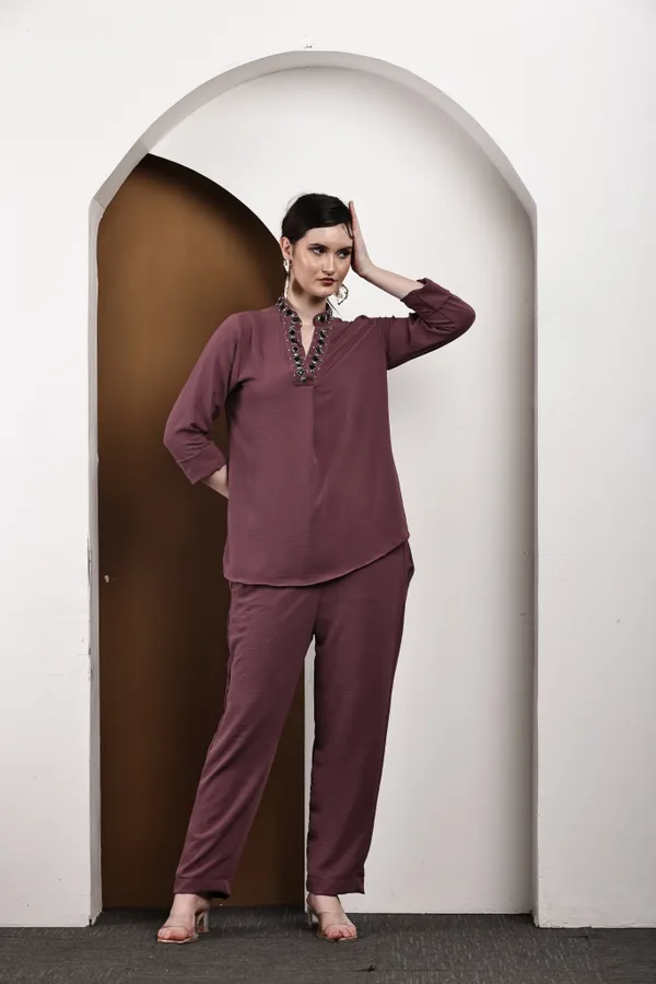 Rusty_Purple_Hand-Embroidered_Cotton_Co-Ord_Set_For_Women