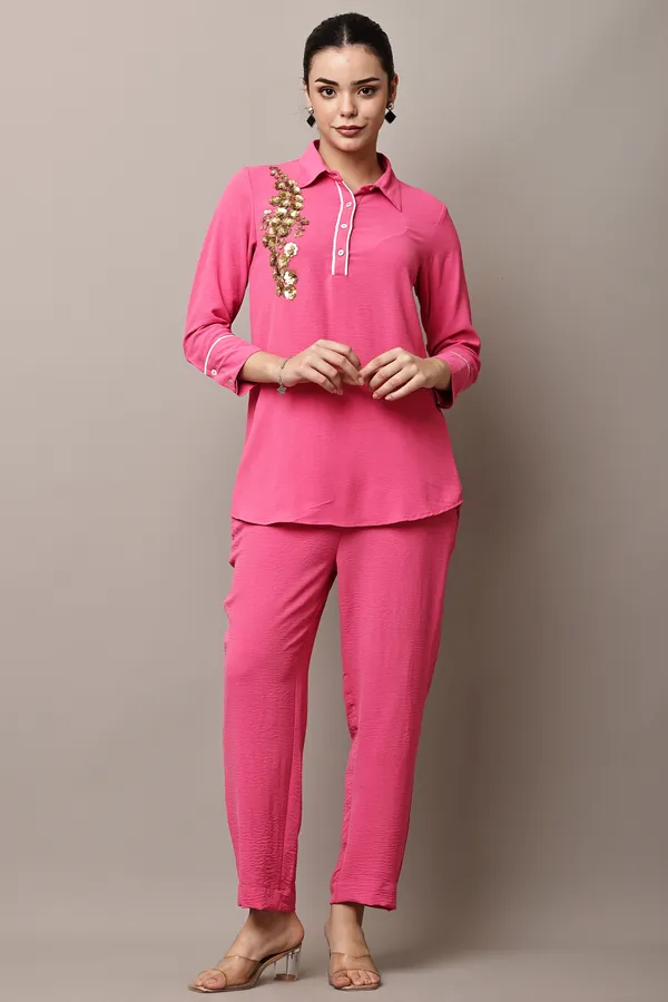 Rani_Pink_Hand-Embroidered_Coord_Set_For_Women