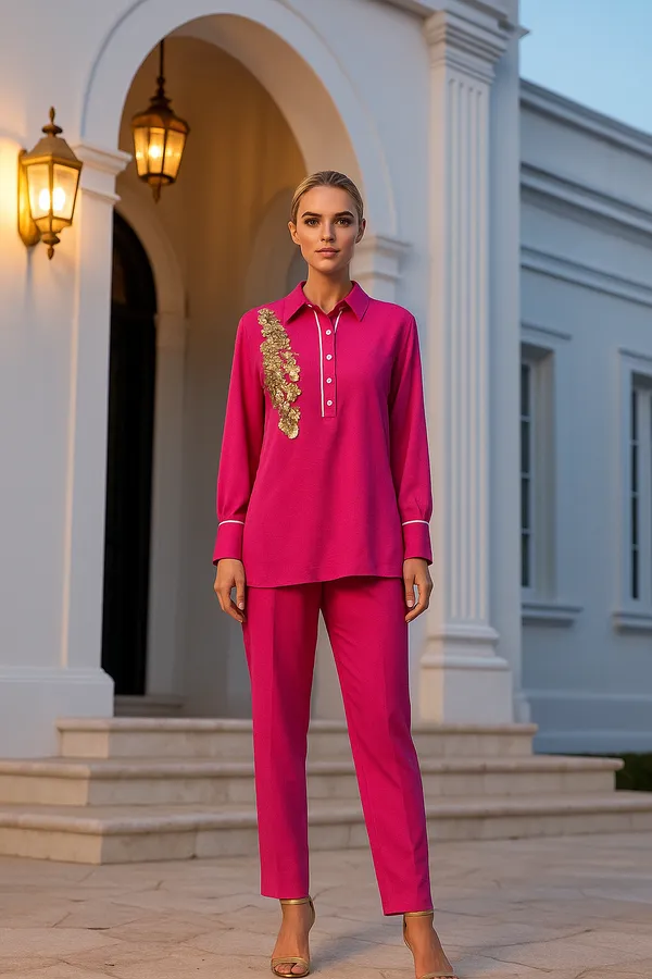 Rani_Pink_Hand-Embroidered_Coord_Set_For_Women