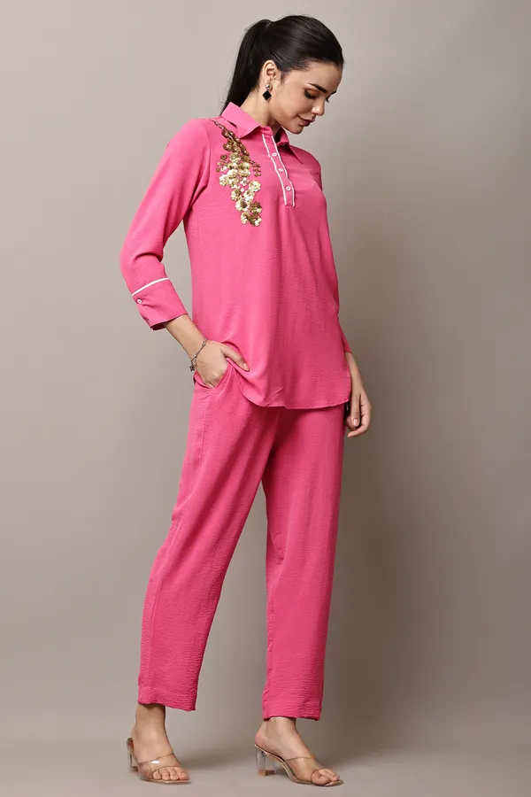 Rani_Pink_Hand-Embroidered_Coord_Set_For_Women