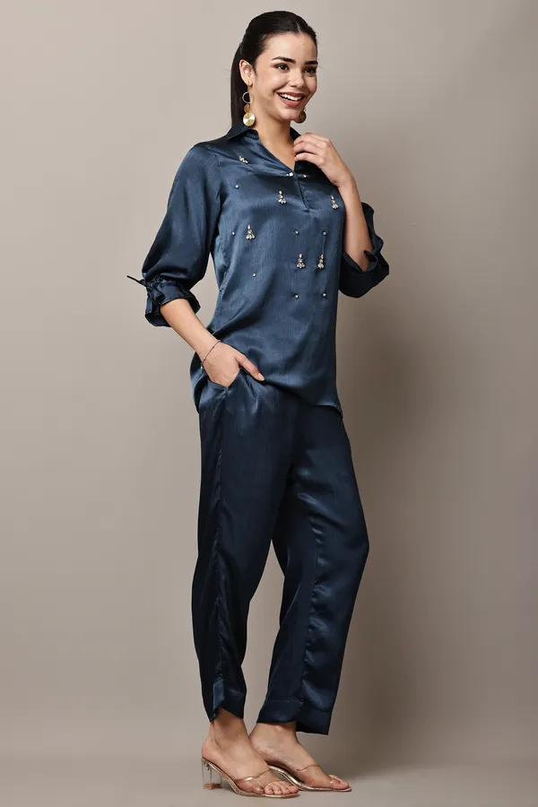 Blue_Hand-Embroidered_Coord_Set_For_Women_