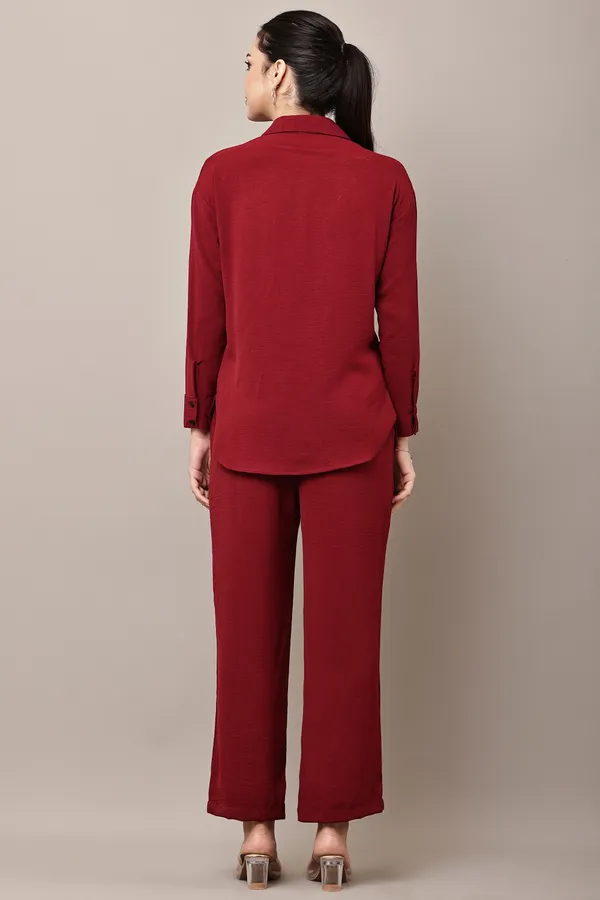 Red_Hand-Embroidered_Coord_Set_For_Women