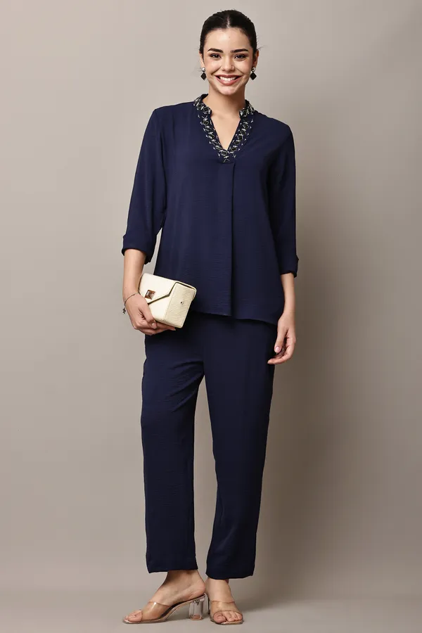 Blue_Hand-Embroidered_Coord_Set_For_Women