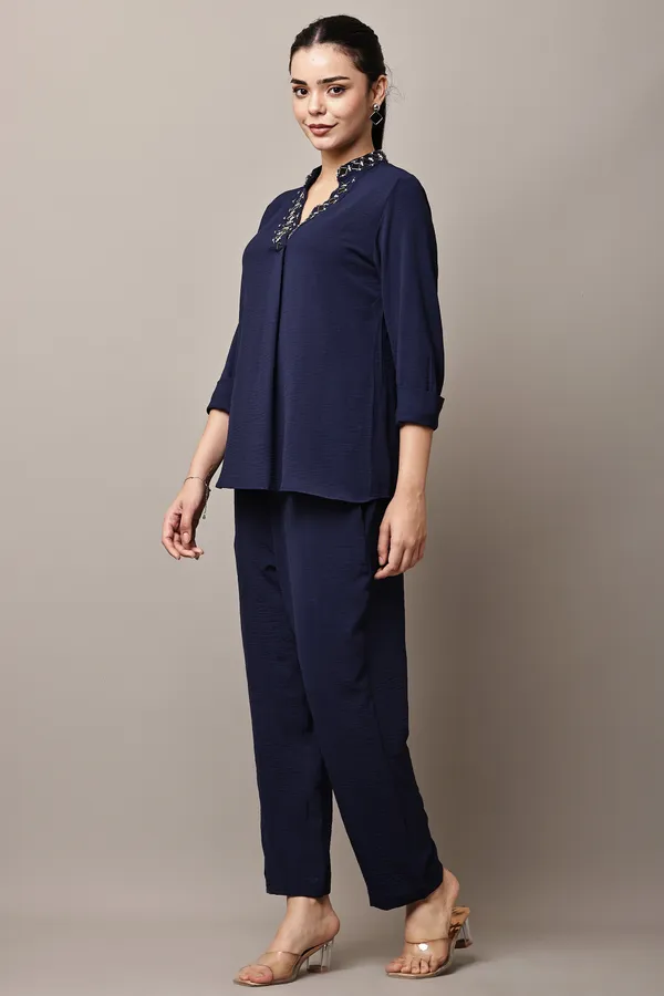 Blue_Hand-Embroidered_Coord_Set_For_Women