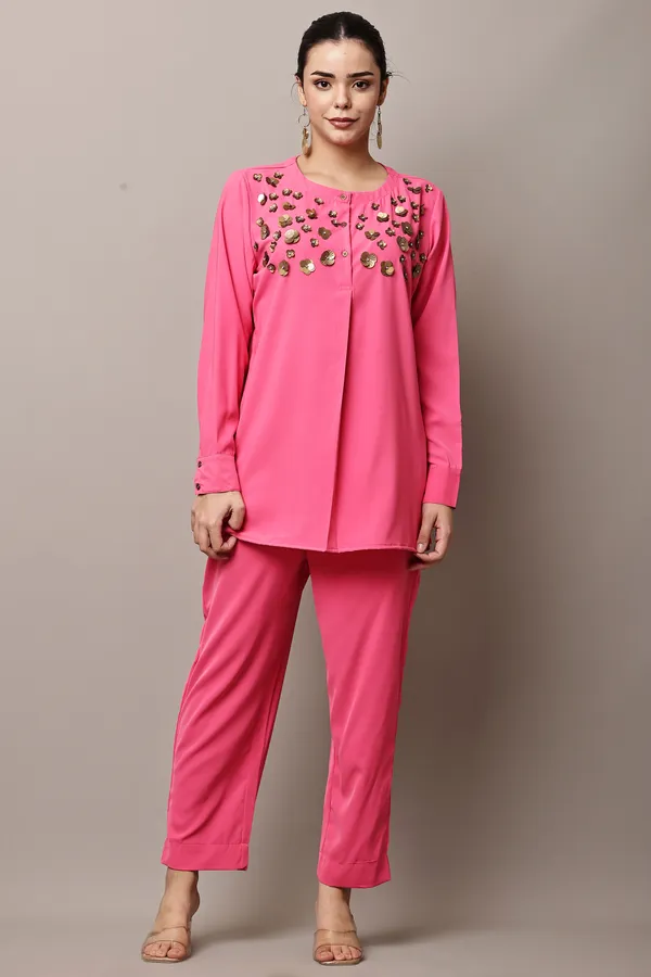 Rani_Pink_Hand-Embroidered_Coord_Set_For_Women