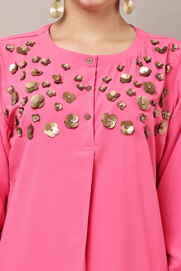 Rani_Pink_Hand-Embroidered_Coord_Set_For_Women