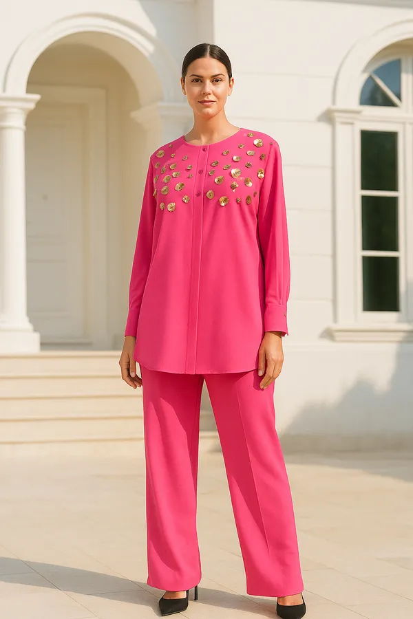 Rani_Pink_Hand-Embroidered_Coord_Set_For_Women