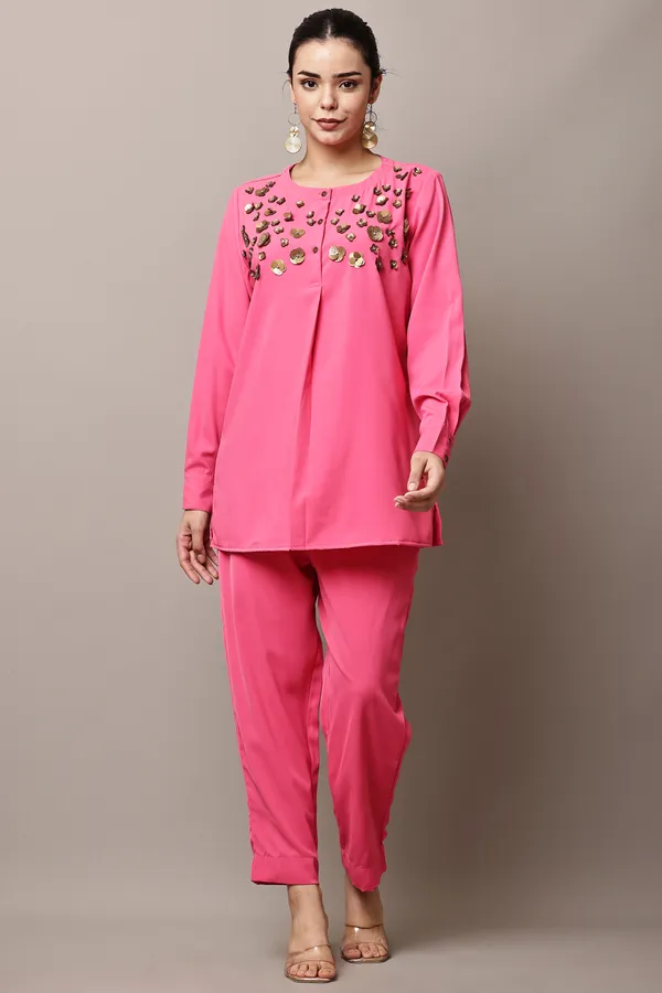 Rani_Pink_Hand-Embroidered_Coord_Set_For_Women