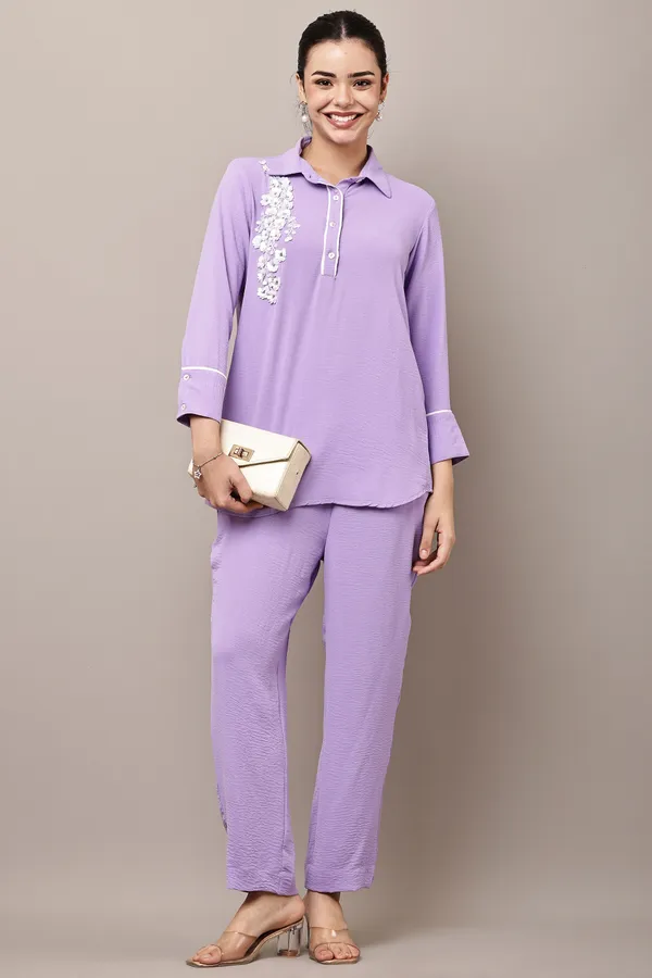 Purple_Hand-Embroidered_Coord_Set_For_Women