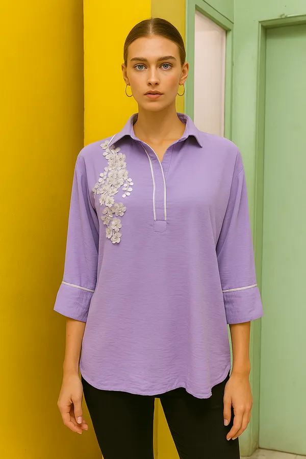 Purple_Hand-Embroidered_Coord_Set_For_Women