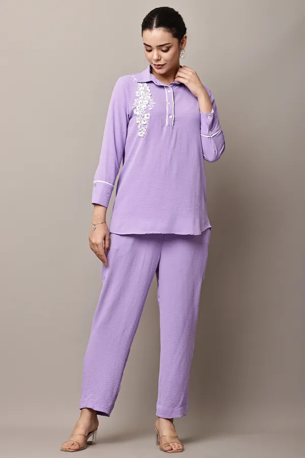 Purple_Hand-Embroidered_Coord_Set_For_Women