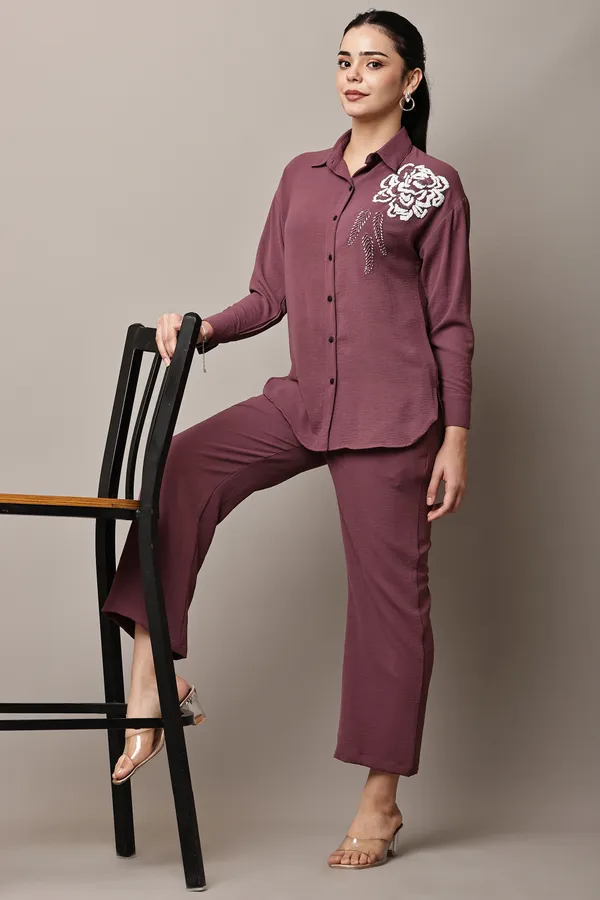 Rusty_Purple_Hand-Embroidered_Coord_Set_For_Women_