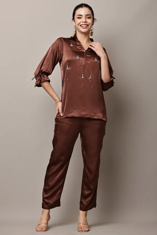 Rusty_Brown_Hand-Embroidered_Coord_Set_For_Women_